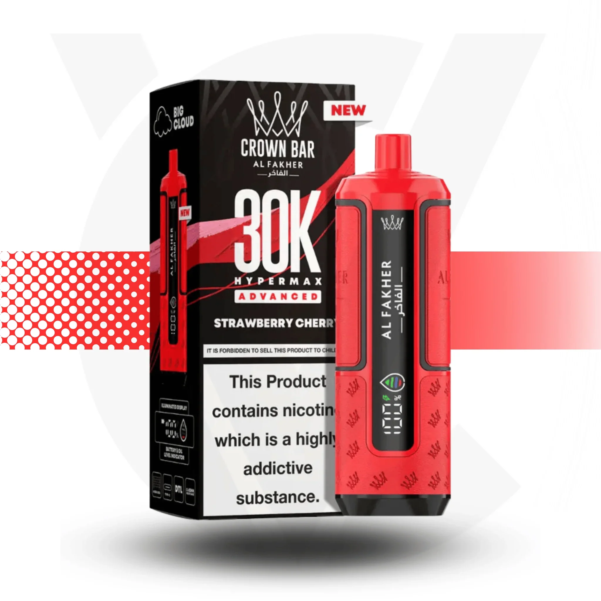 Al Fakher Crown Bar 30K Hypermax Disposable Vape - Image 17