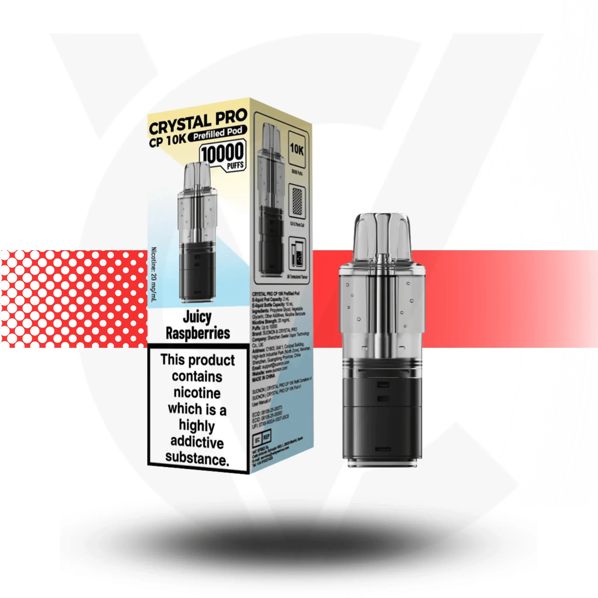 Crystal Pro CP 10K Replacement Prefilled Pods - Image 16