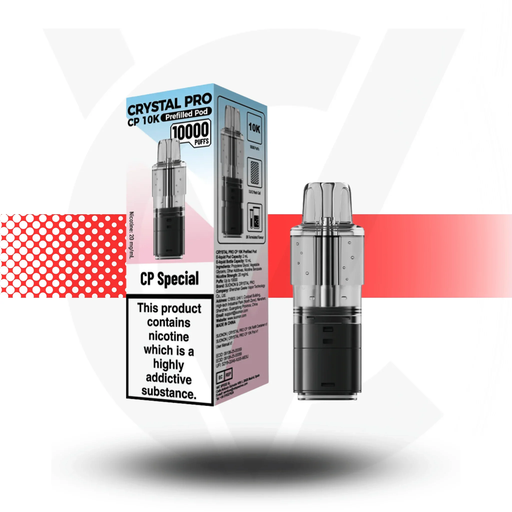 Crystal Pro CP 10K Replacement Prefilled Pods - Image 9
