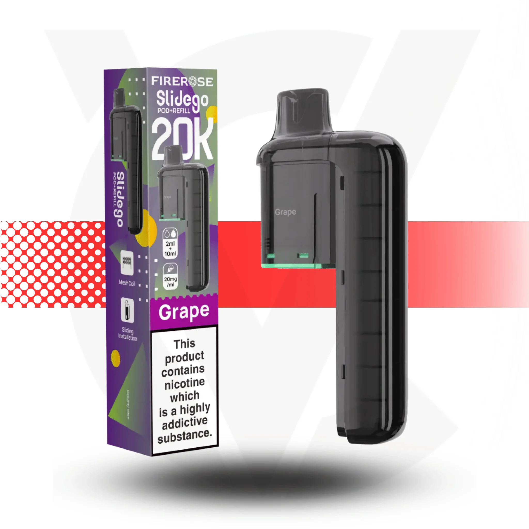 Firerose Slidego 20K Puffs Prefilled Pods by Elux - Image 10