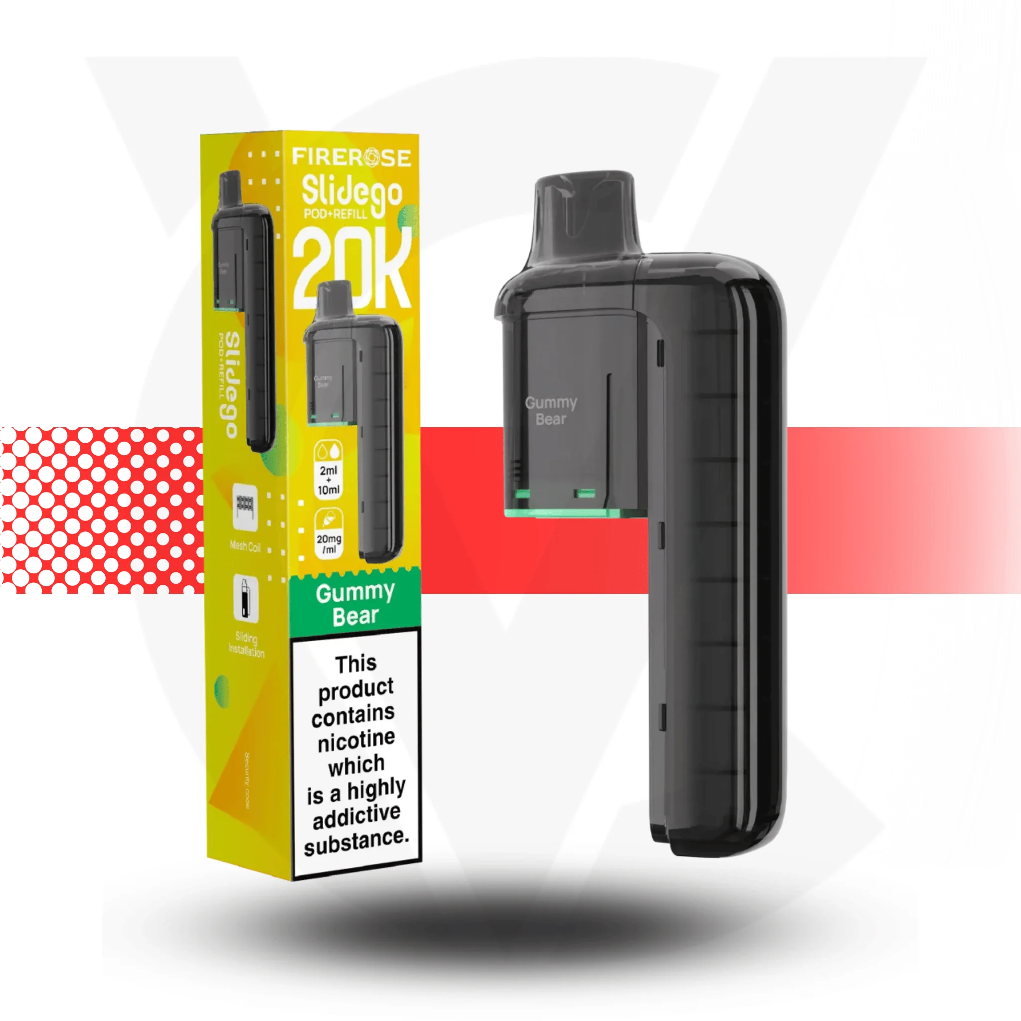 Firerose Slidego 20K Puffs Prefilled Pods by Elux - Image 11