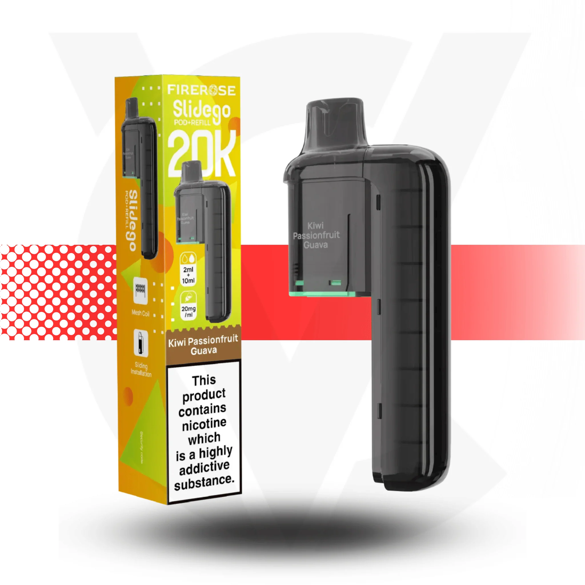 Firerose Slidego 20K Puffs Prefilled Pods by Elux - Image 12
