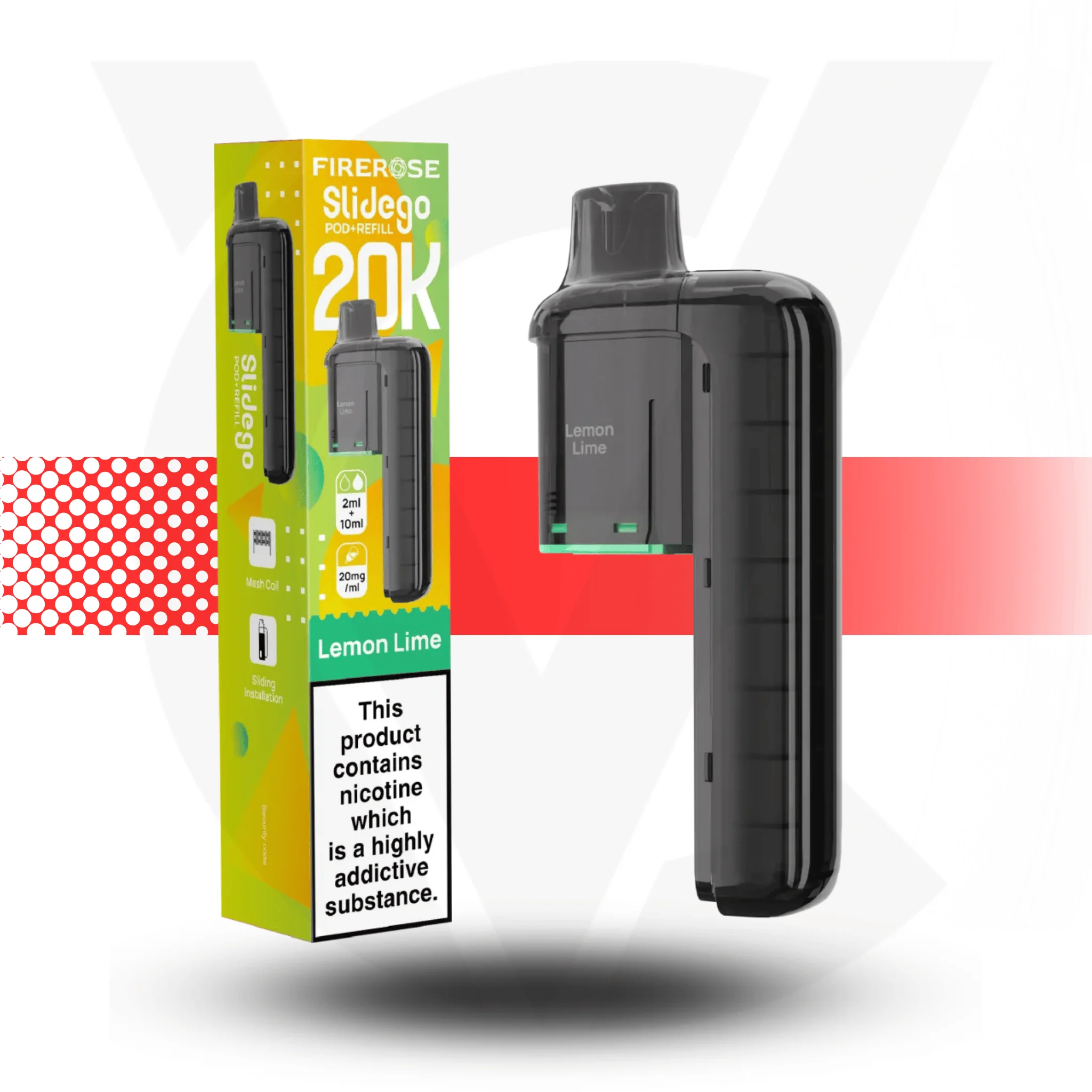 Firerose Slidego 20K Puffs Prefilled Pods by Elux - Image 13