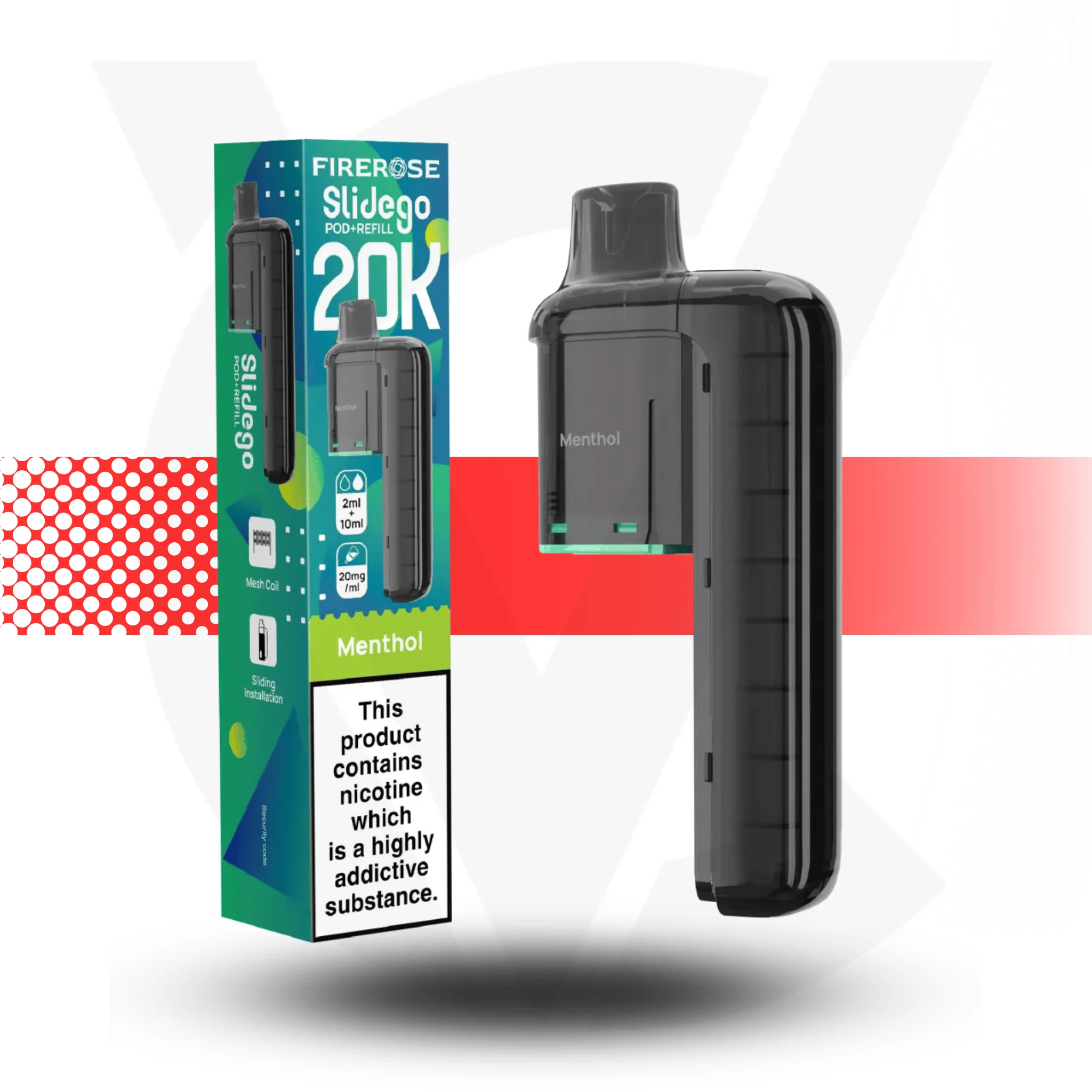Firerose Slidego 20K Puffs Prefilled Pods by Elux - Image 14