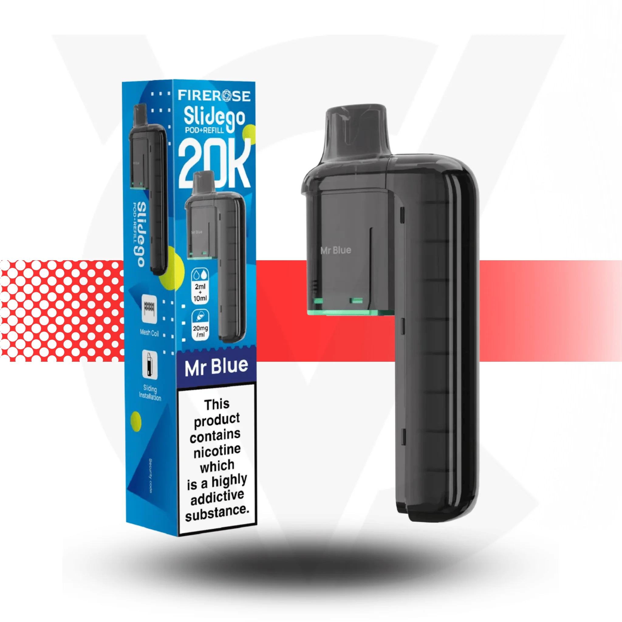 Firerose Slidego 20K Puffs Prefilled Pods by Elux - Image 15