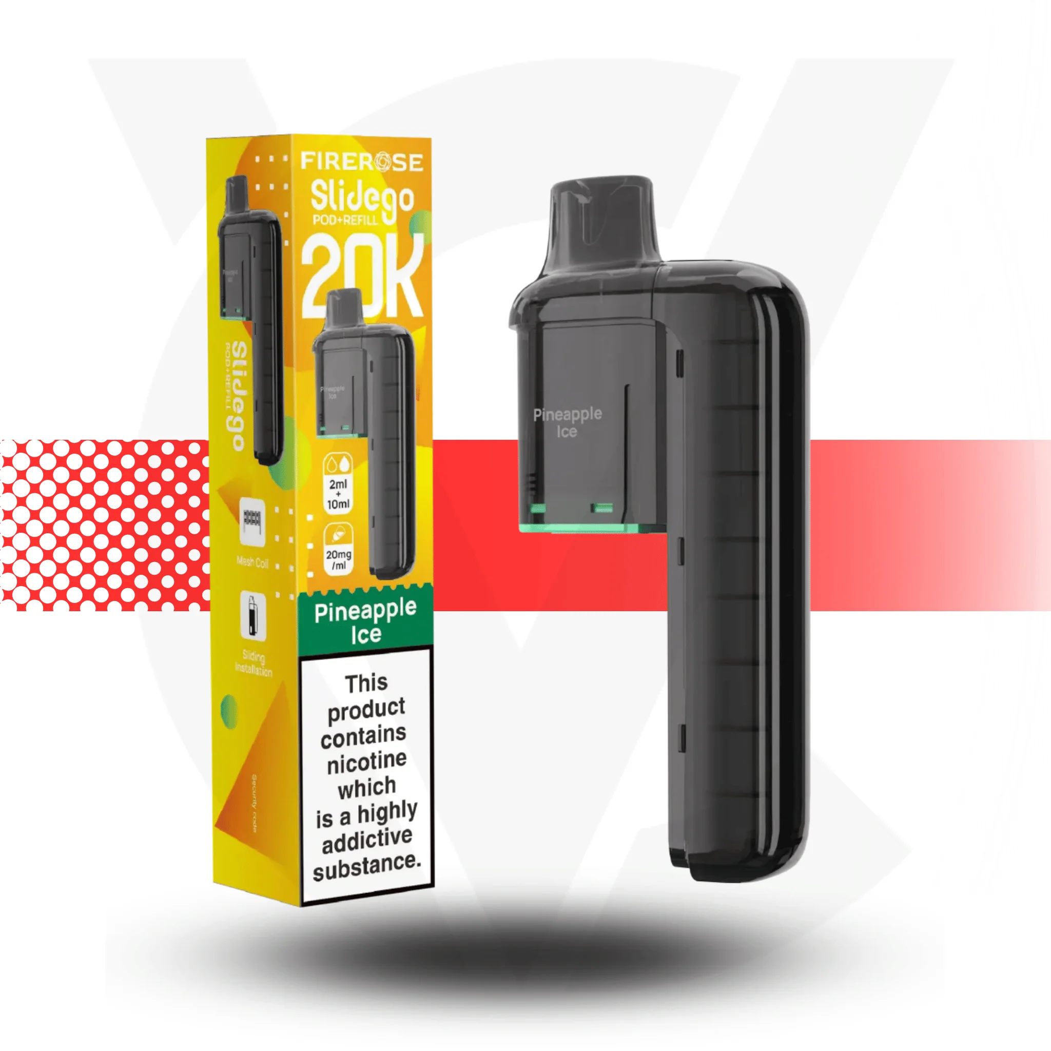 Firerose Slidego 20K Puffs Prefilled Pods by Elux - Image 16