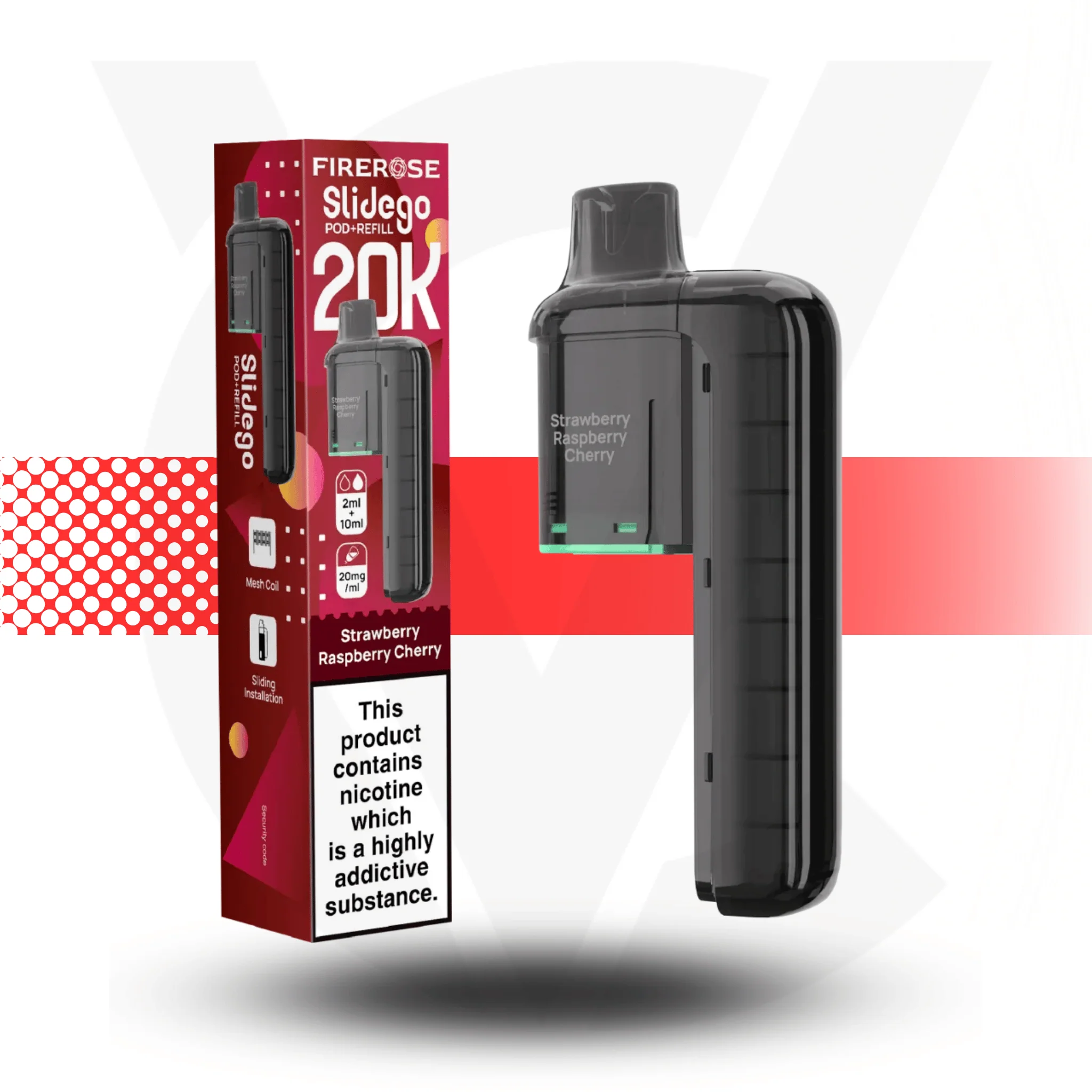 Firerose Slidego 20K Puffs Prefilled Pods by Elux - Image 18