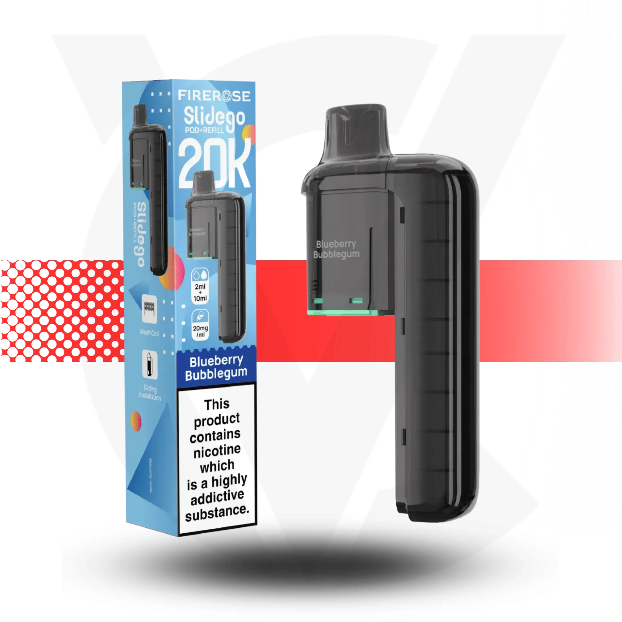 Firerose Slidego 20K Puffs Prefilled Pods by Elux - Image 3