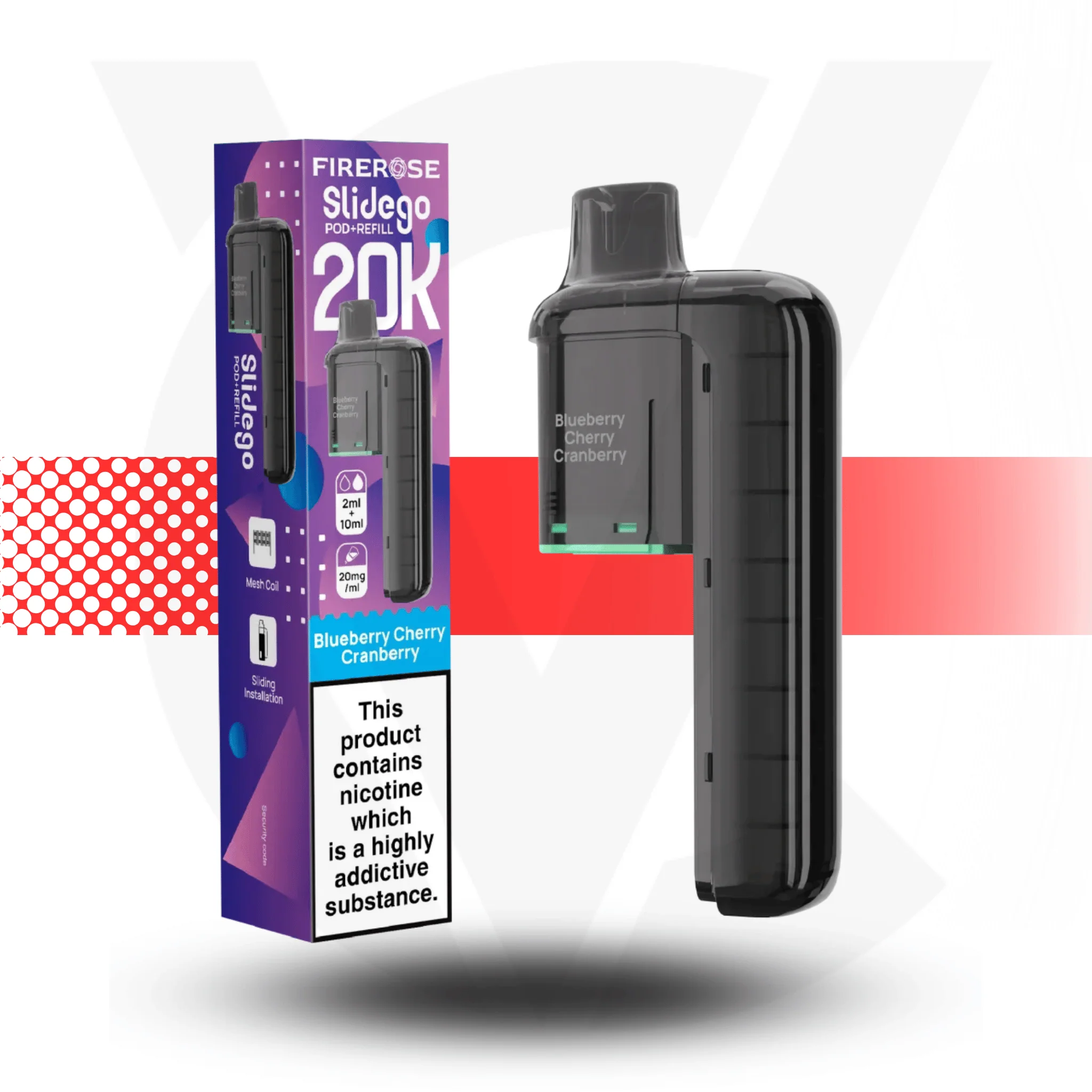 Firerose Slidego 20K Puffs Prefilled Pods by Elux - Image 4