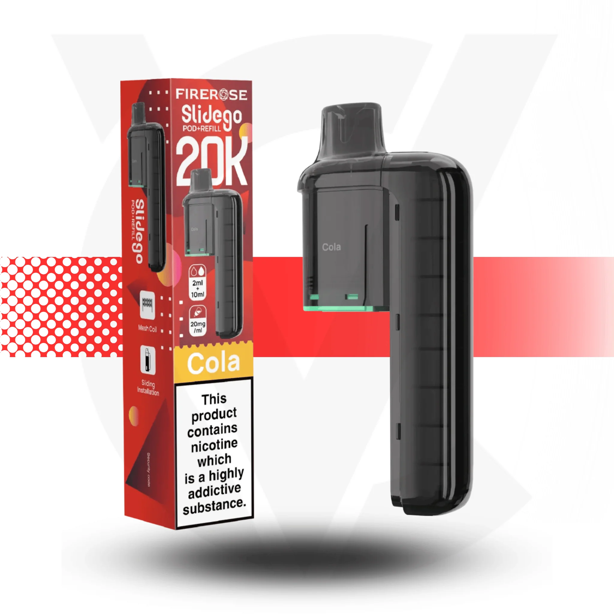 Firerose Slidego 20K Puffs Prefilled Pods by Elux - Image 7