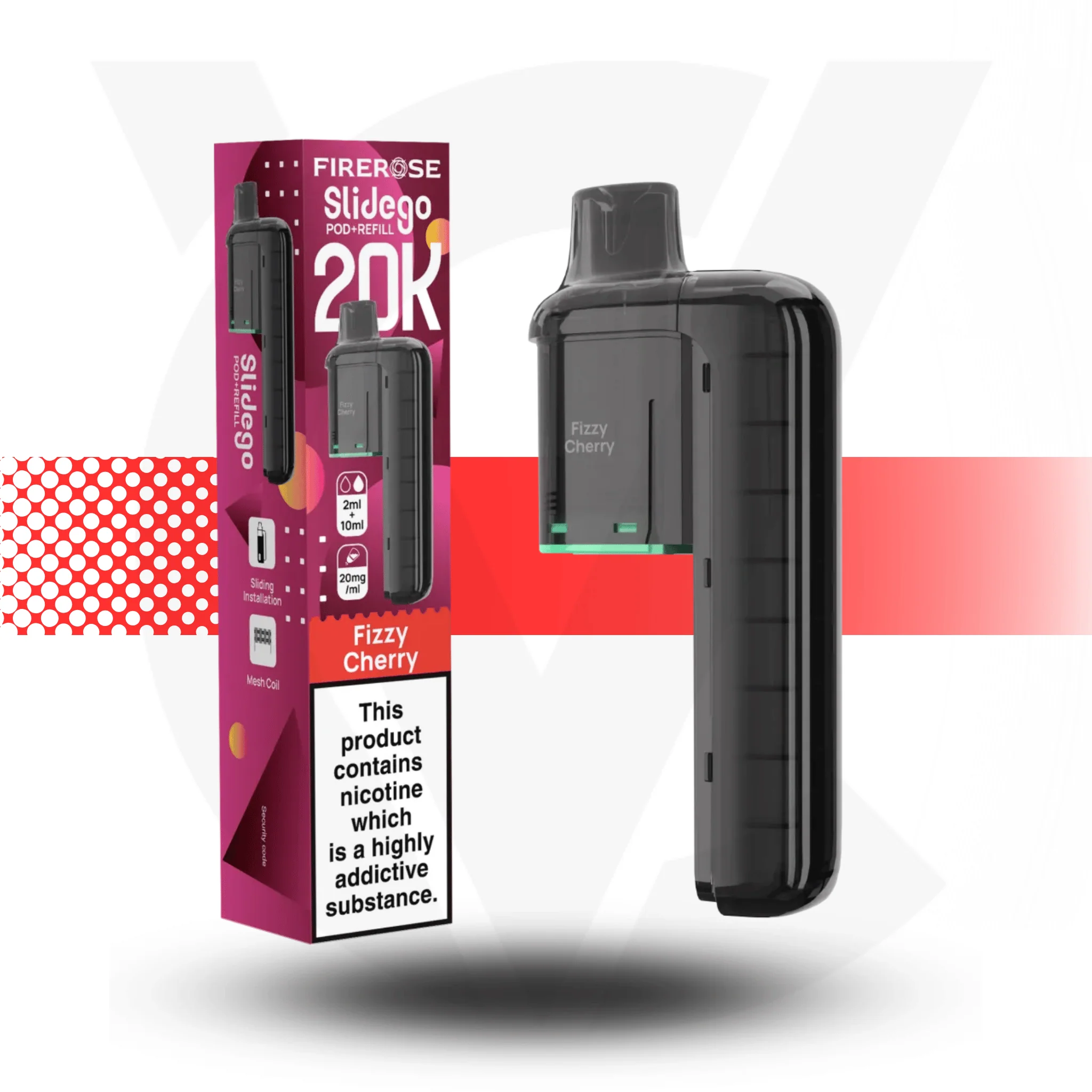 Firerose Slidego 20K Puffs Prefilled Pods by Elux - Image 8