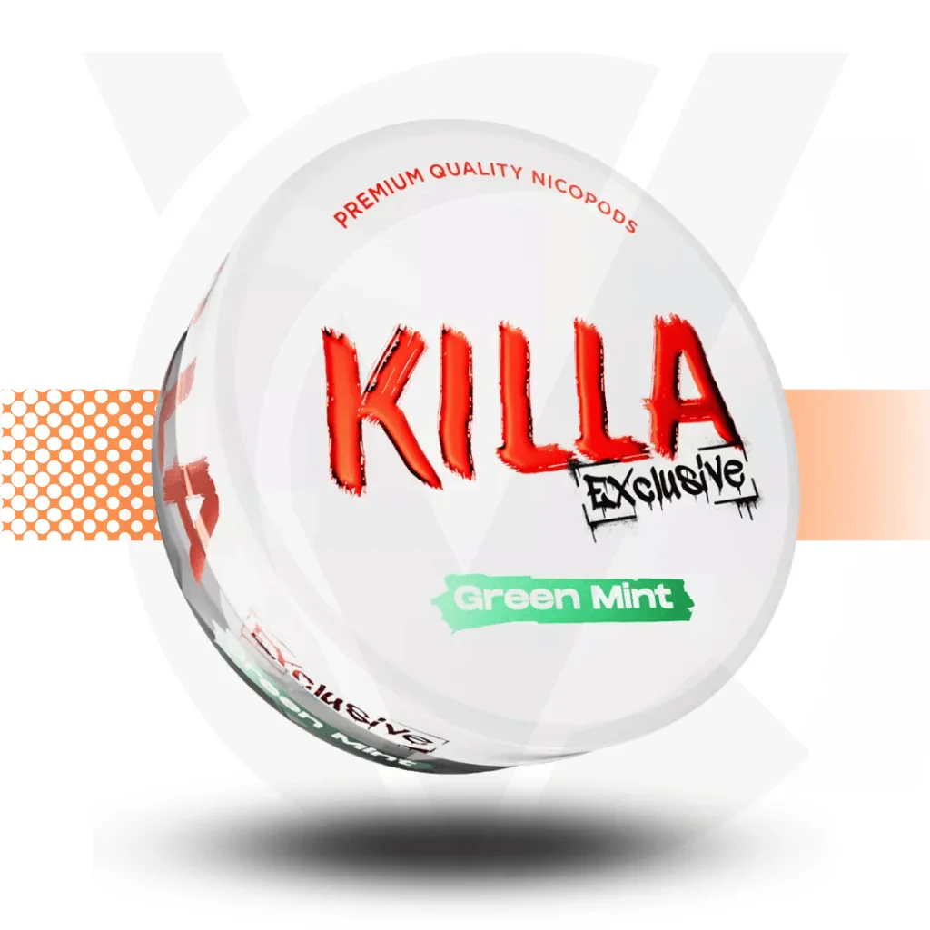 Killa Exclusive Green Mint 13.2mg Nicotine Pouch