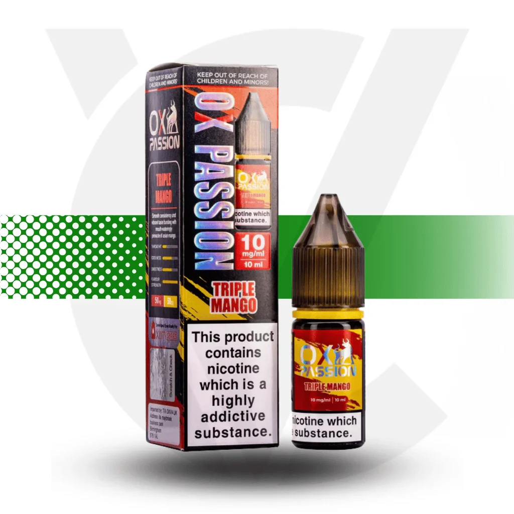 Ox Passion 10mg Nic Salt E-Liquid By Oxva - Image 3