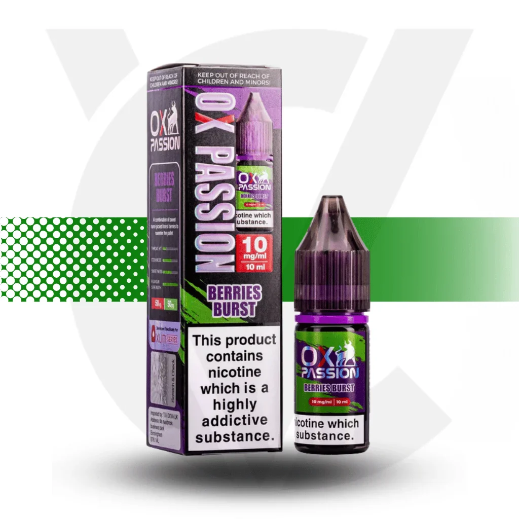 Ox Passion 10mg Nic Salt E-Liquid By Oxva - Image 4