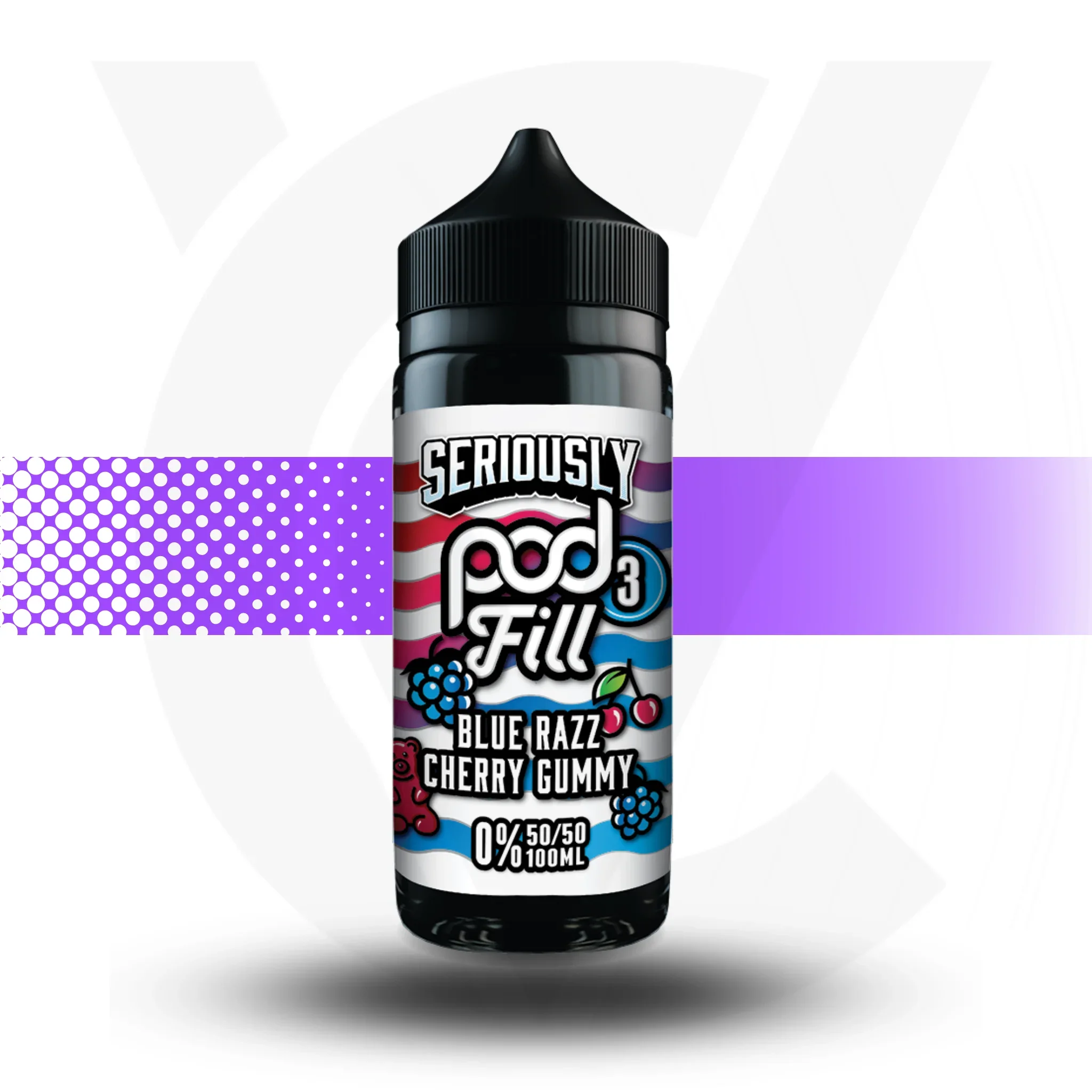 Seriously Pod Fill X3 100ml 50VG/50PG Vape Juice - Image 3