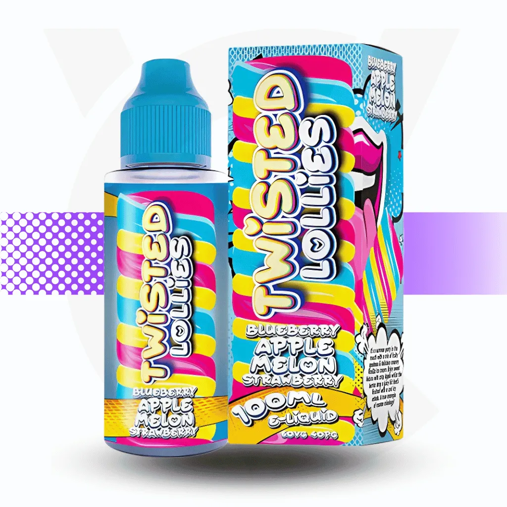 Twisted Lollies 100ml 70VG/30PG Vape Juice - Image 3