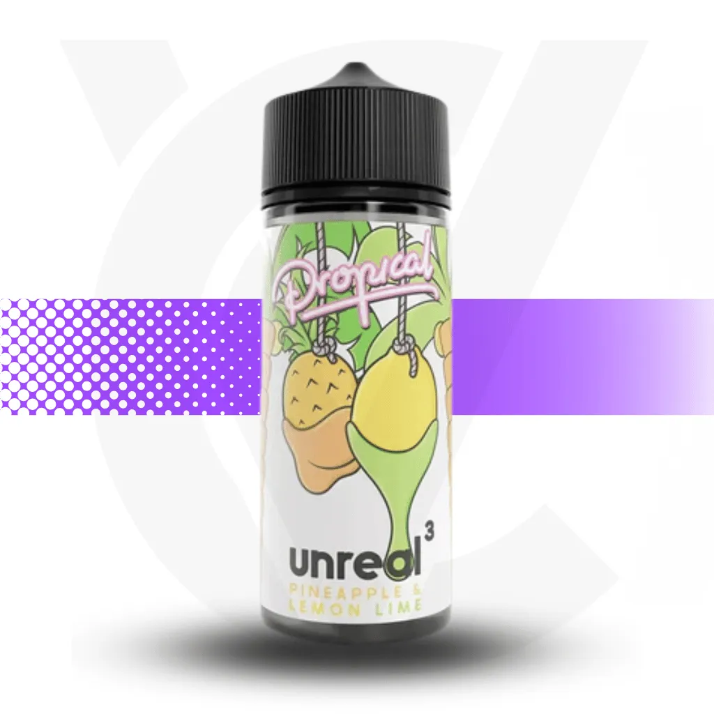 Unreal 3 Propical 100ml 70VG/30PG Vape Juice - Image 4