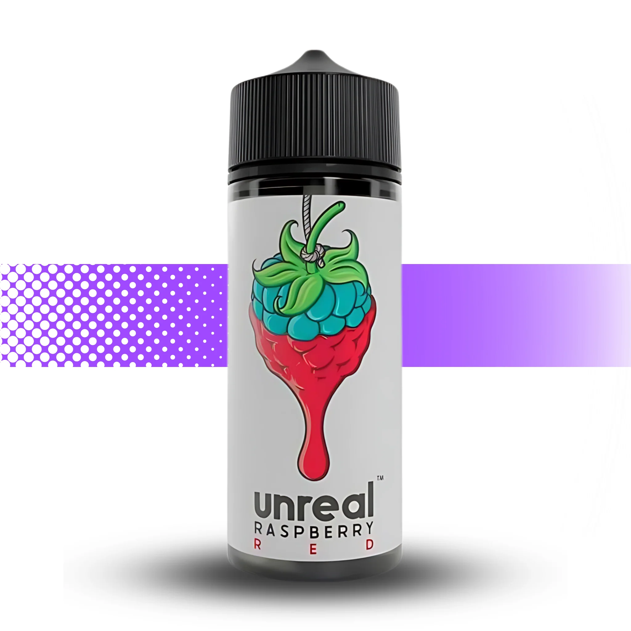 Unreal Raspberry 100ml 70VG/30PG Vape Juice - Image 7