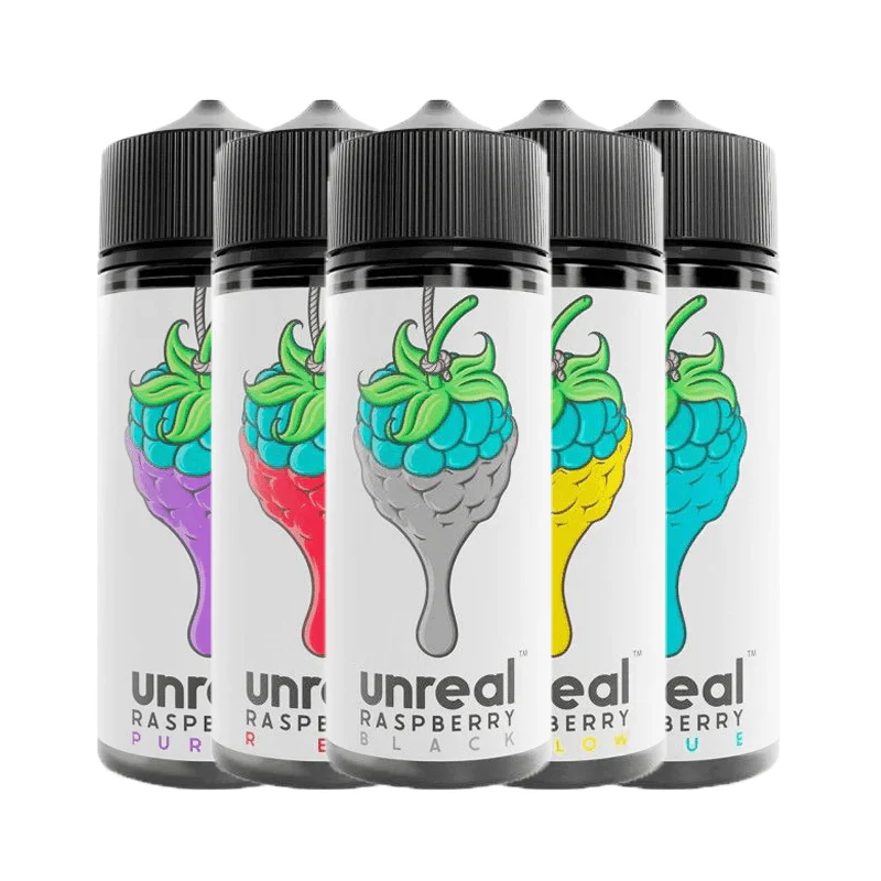 Unreal Raspberry 100ml 70VG/30PG Vape Juice - Image 8
